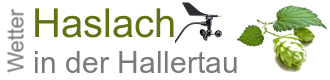 Wetter Haslach in der Hallertau